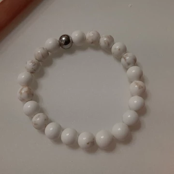 Magnezit ásványkarkötő 14,5 cm