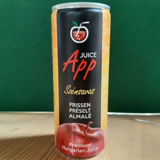 Frissen préselt Szénsavas 100% almalé 250ml - Premium Hungarian Juice