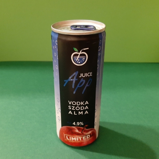 App Juice Vodka-Alma-Szóda alkoholos szénsavas ital 250ml