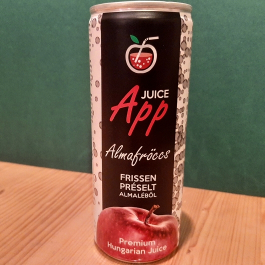 Almafröccs – frissen préselt almalé szódavízzel 250ml – Premium Hungarian Juice
