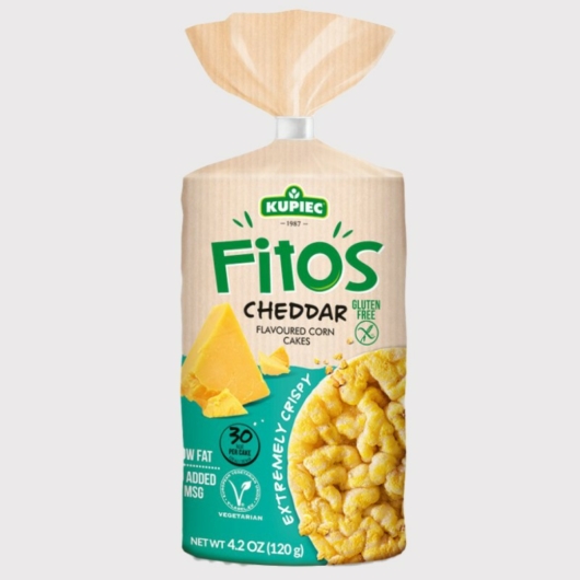 Kupiec FITOS puffasztott gluténmentes kukorica 120g Cheddar