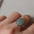 Kép 3/3 - Aventurin ásványgyűrű 13*18 mm, állítható nemesacél alappal