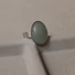 Kép 1/3 - Aventurin ásványgyűrű 13*18 mm, állítható nemesacél alappal