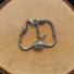 Kép 1/2 - "Farkas" Pandora stílusú nemesacél karkötő 13-17 cm csuklóra