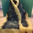 Kép 2/3 - Kétoldalas nuno nemez sál, 150*36 cm 100% hernyóselyemből és 100% finom gyapjúból. Elegáns, egyedi darab.