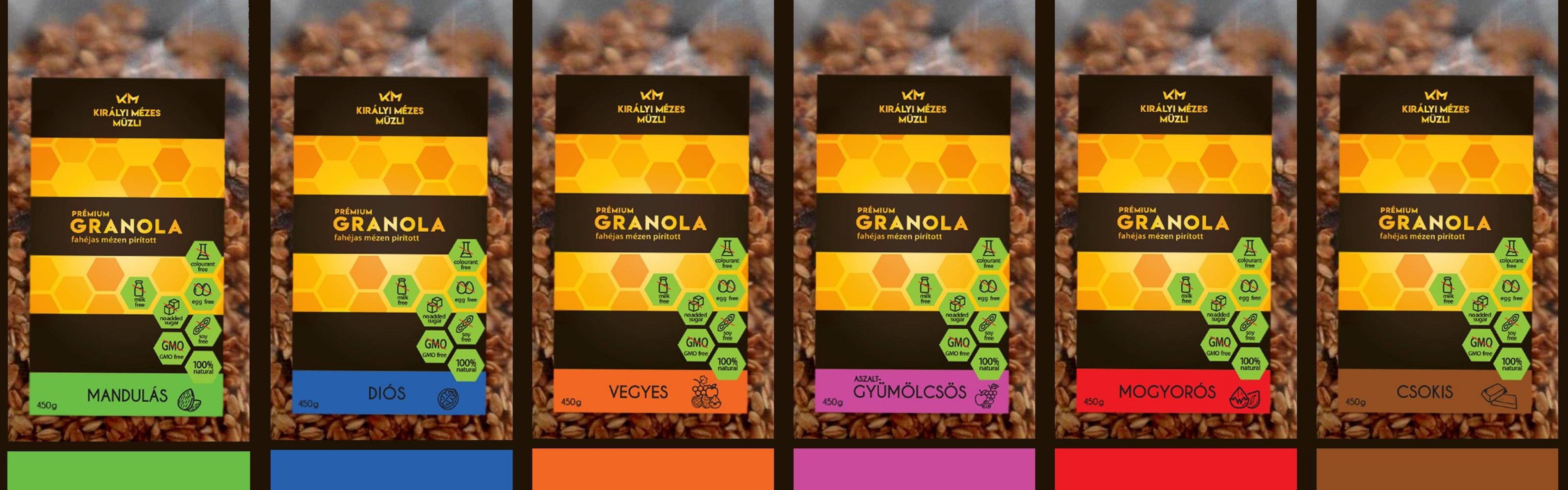 Granola Müzli termékek